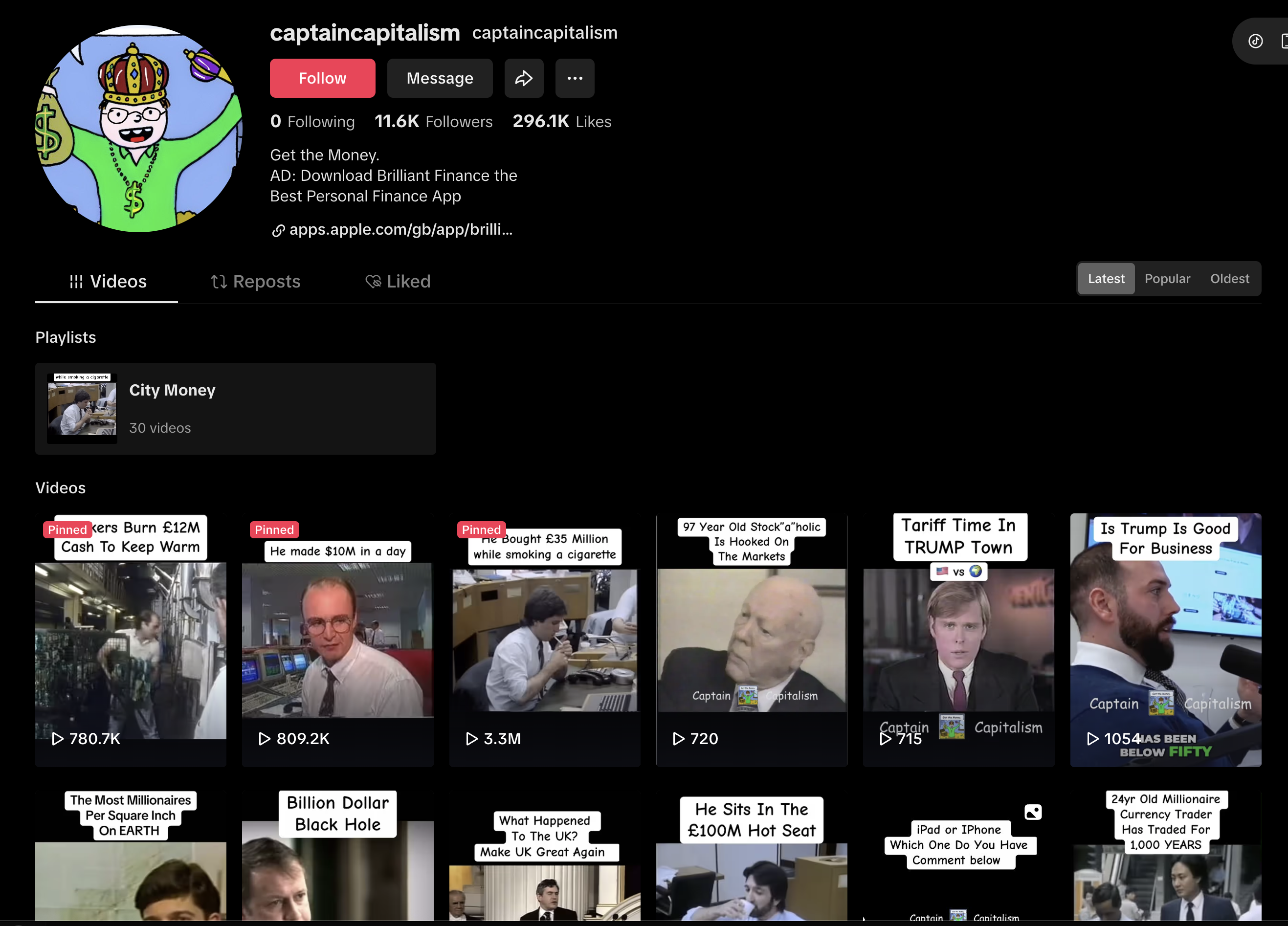 Captain Capitalism TikTok