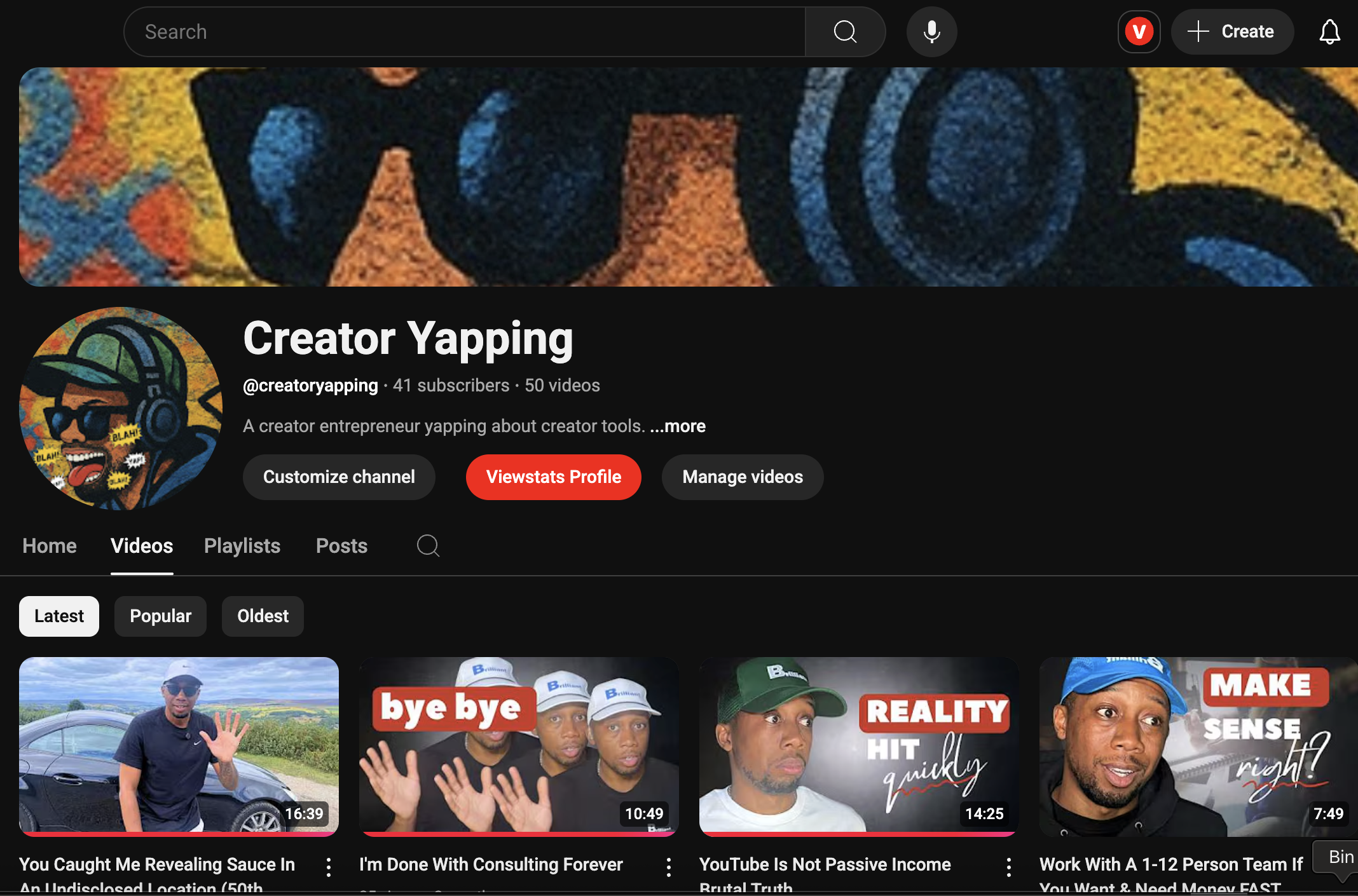 Creator Yapping