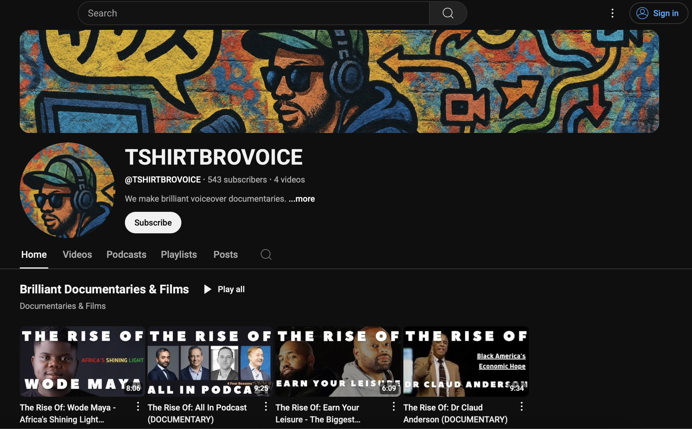 Brilliant Voiceovers YouTube